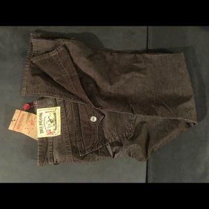 NWT True Religion Brown Cords SZ 33